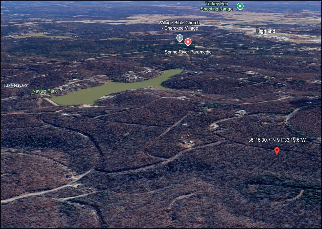 0.61 Acre Large Lot In Cherokee Village, AR Between Lake Navajo And South Golf Course - Image 5
