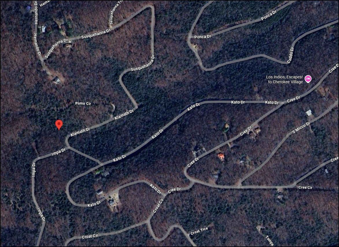 0.42 Acre Wooded Lot In Cherokee Village, AR Between Lake Thunderbird And Lake Chanute - Image 3